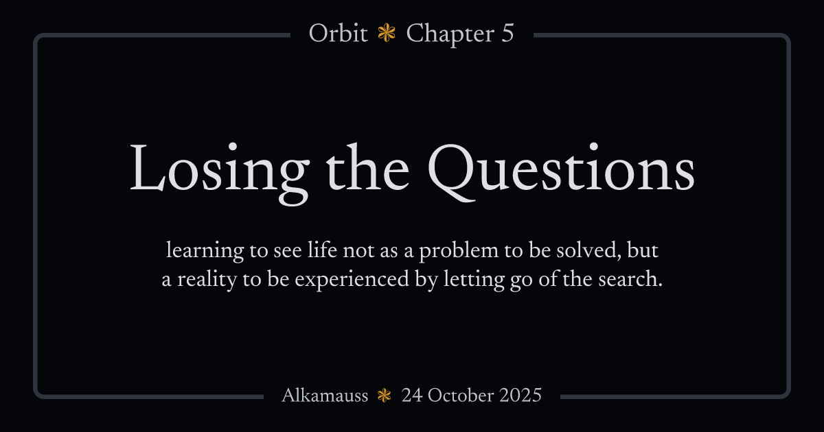card image for the chapter five of the orbit series